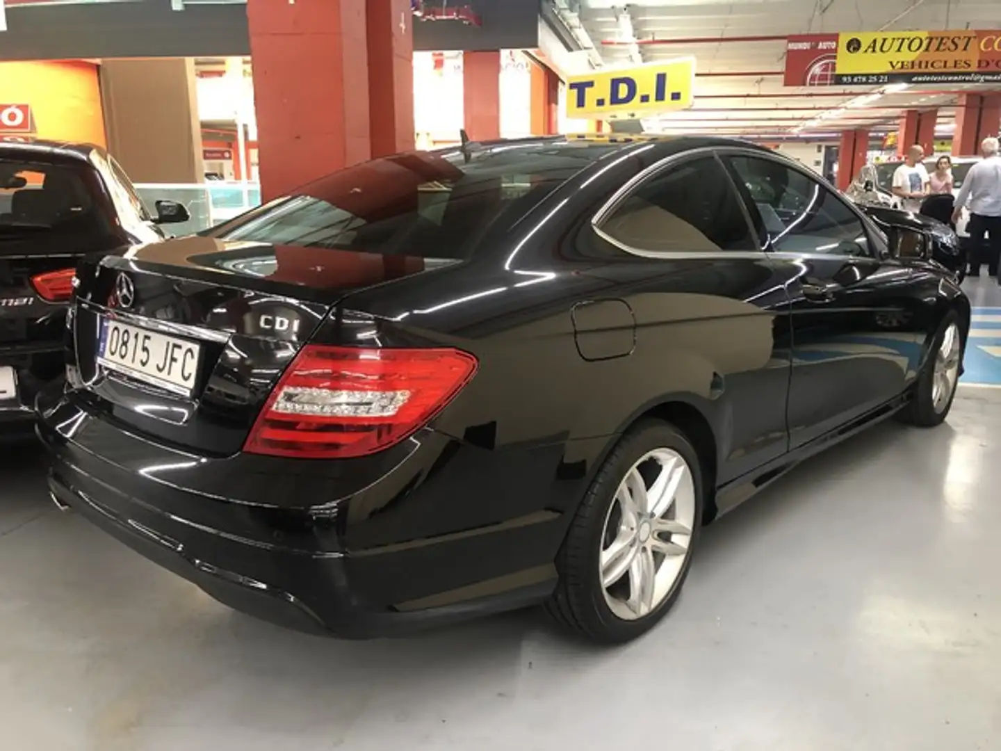 Mercedes-Benz C 220 Coupé 220CDI BE 7G Plus Negro - 2
