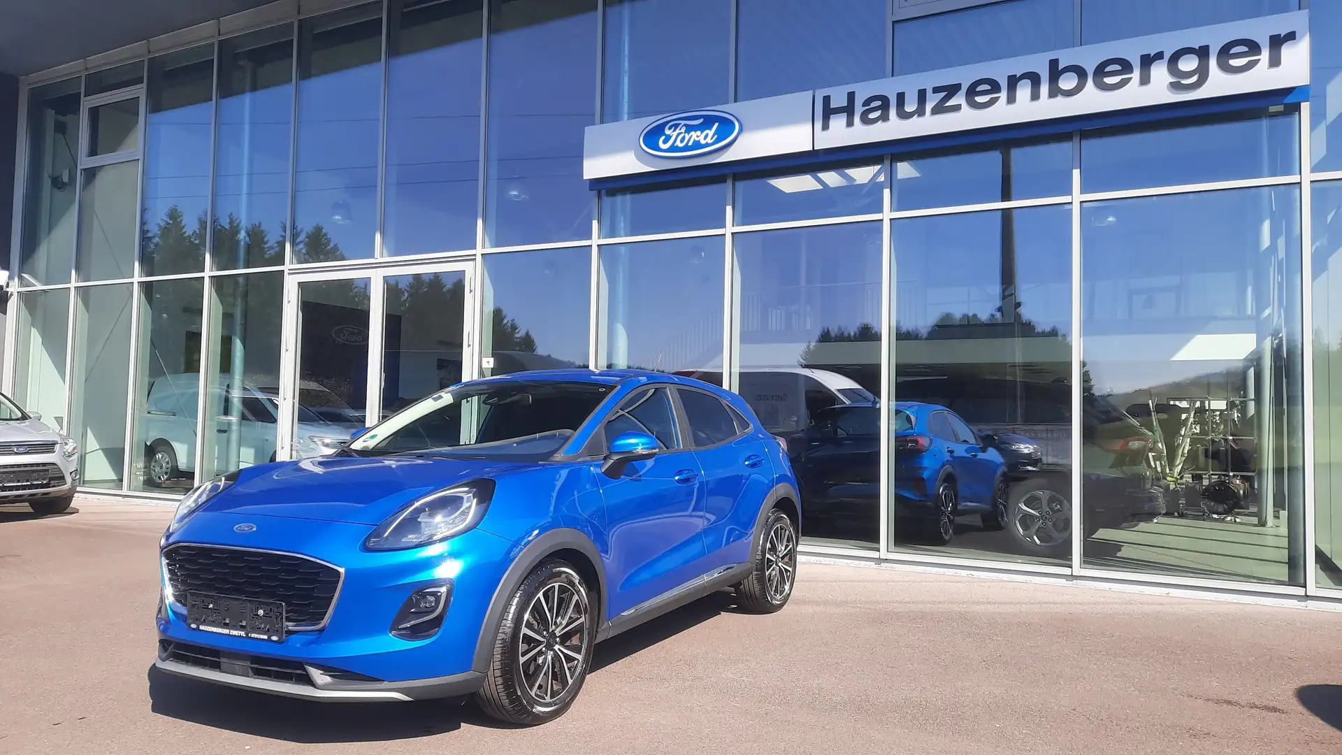 Ford Puma Titanium 1,0 EcoBoost Hybrid Blau - 1