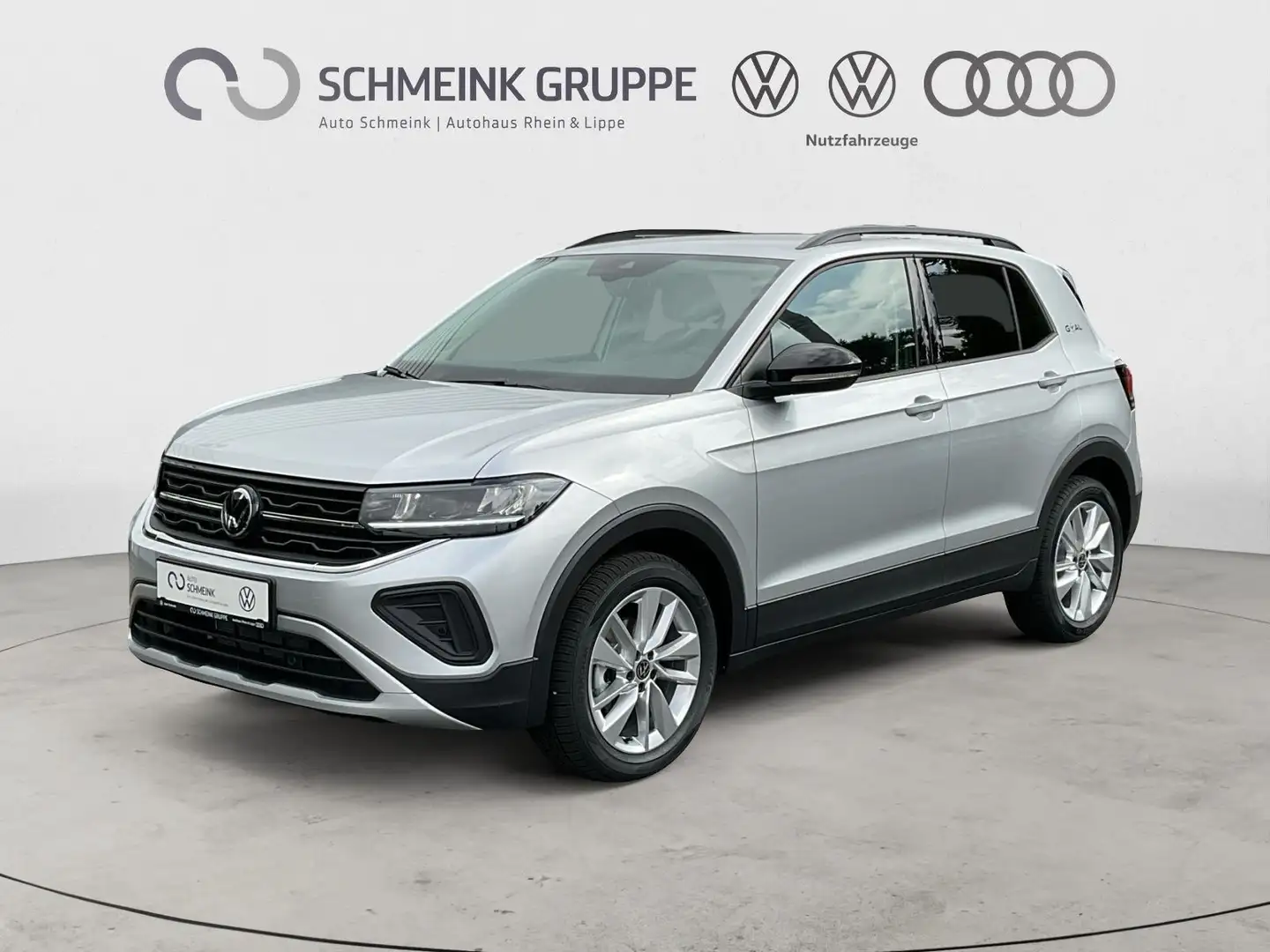 Volkswagen T-Cross GOAL 1.0 TSI OPF DSG Kamera Allwetterrei Plateado - 1