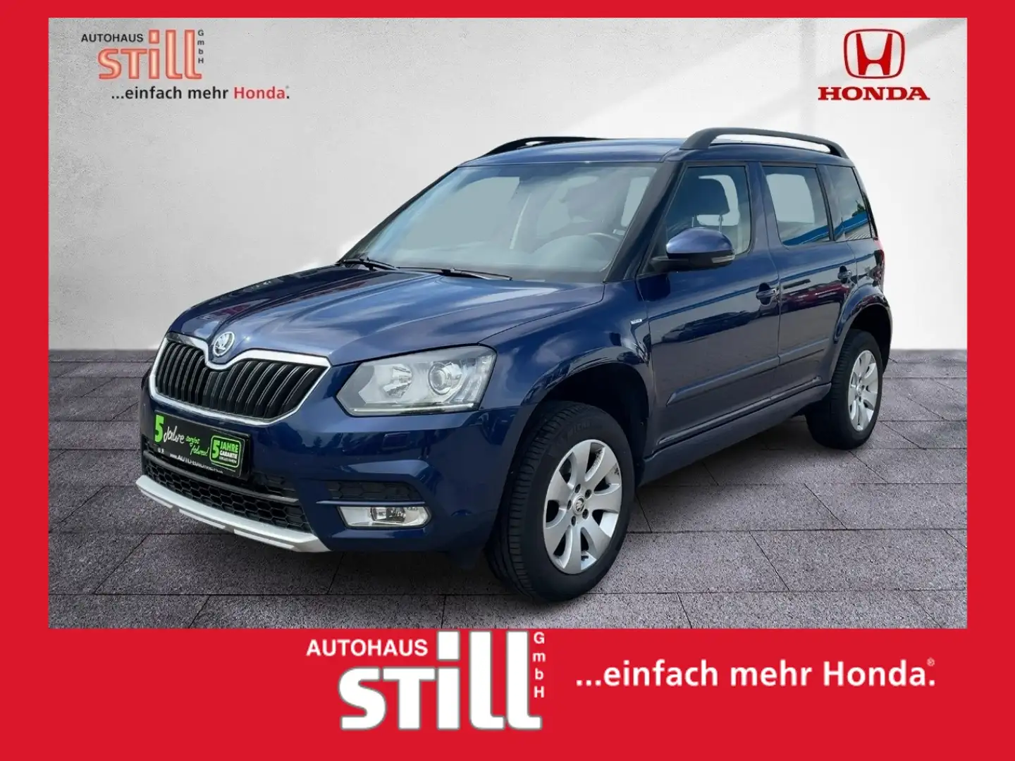 Skoda Yeti 1.4 TSI Drive +BiXenon LM PDC 2xKlima Blau - 1
