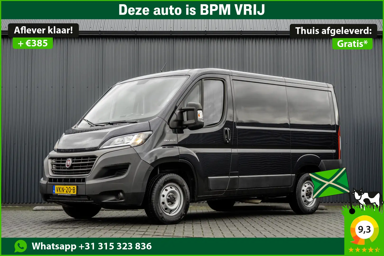 Fiat Ducato 2.3 MultiJet L1H1 | Euro 6 | Cruise | Climate | Na Noir - 1