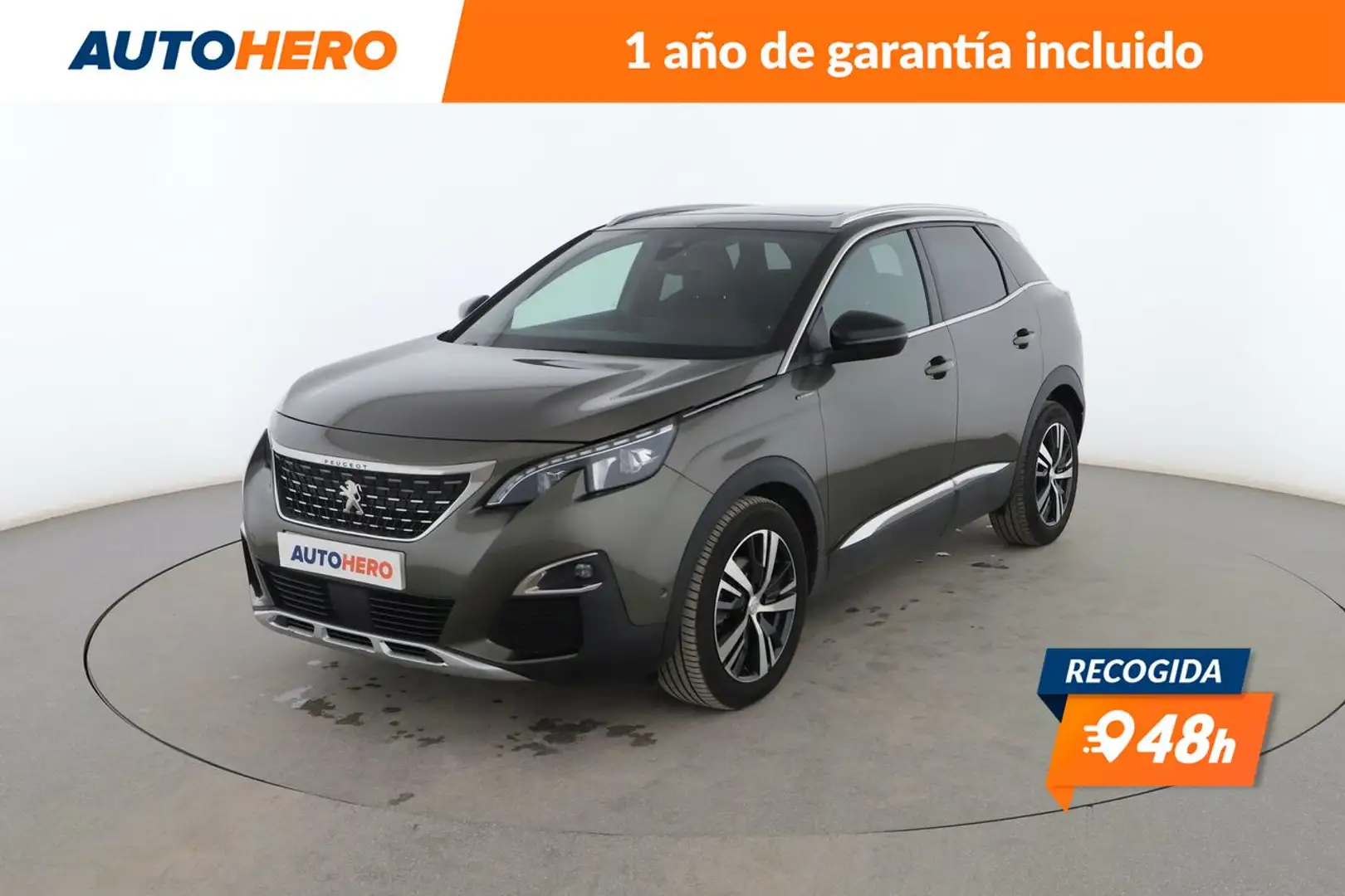 Peugeot 3008 2.0 Blue-HDi GT Gris - 1