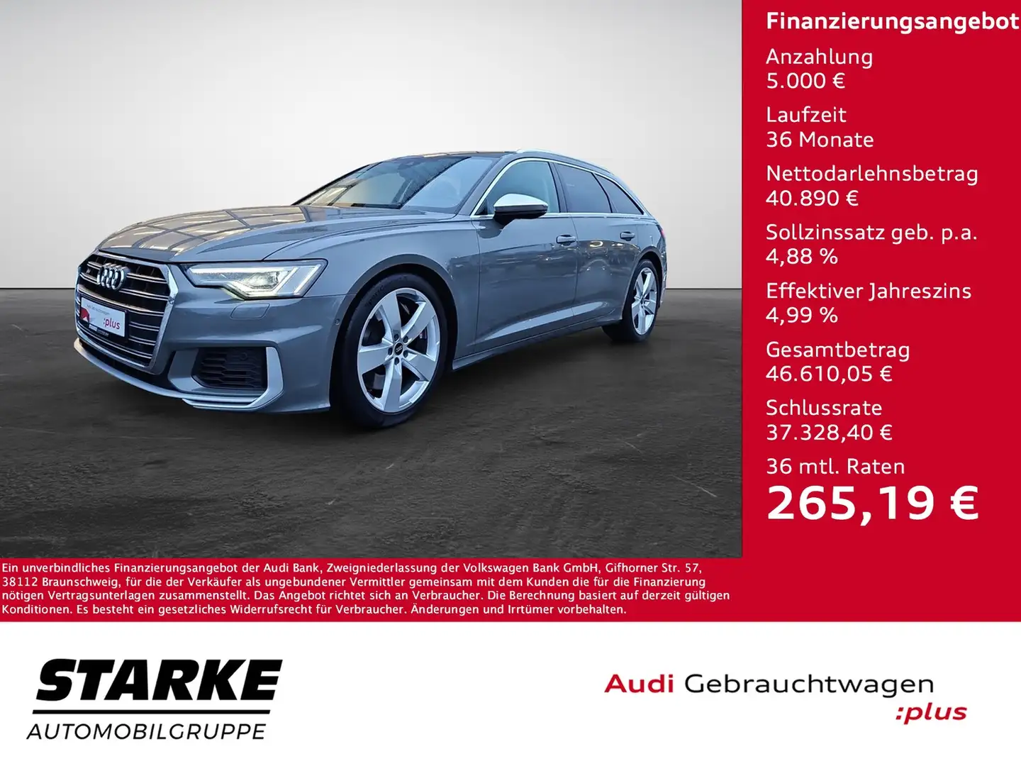 Audi S6 Avant 3.0 TDI tiptronic NaviPlus Matrix AHK Hea... Gris - 1