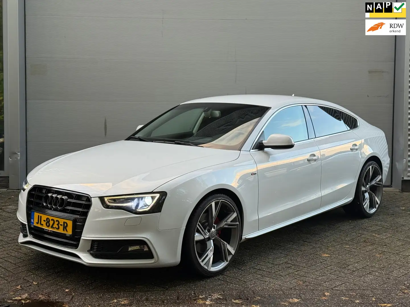 Audi A5 Sportback 1.8 TFSI Adrenalin Sport S-Line l Kettin Wit - 1