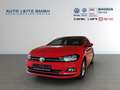 Volkswagen Polo 1.0 Comfortline GRA PDC LM15 MFL FSE Climatronic Rouge - thumbnail 1