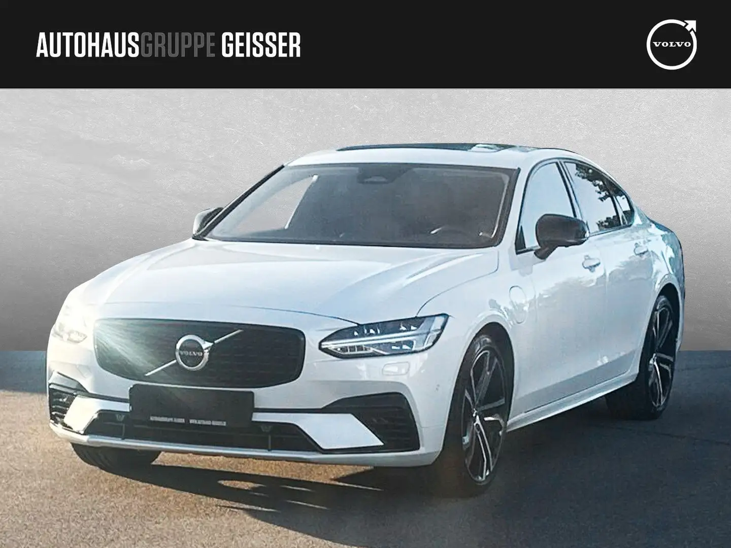 Volvo S90 T8 AWD Recharge Ultimate Dark ACC BLIS Белый - 1