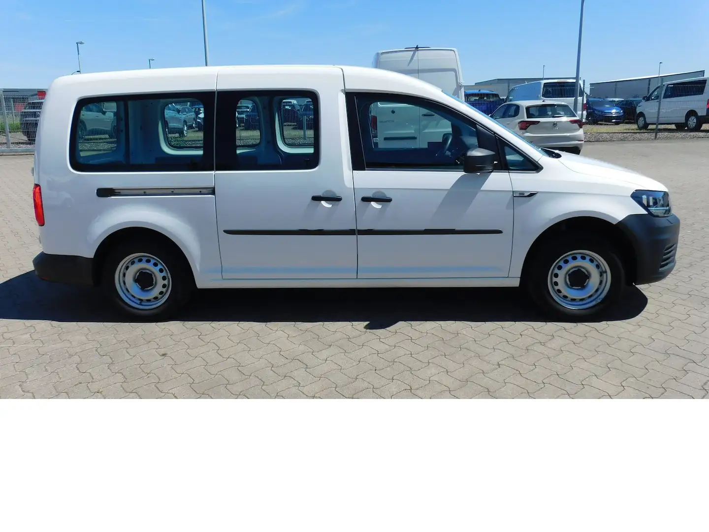 Volkswagen Caddy Maxi Abt-e Elektrik DSG Automatik Navi Weiß - 2