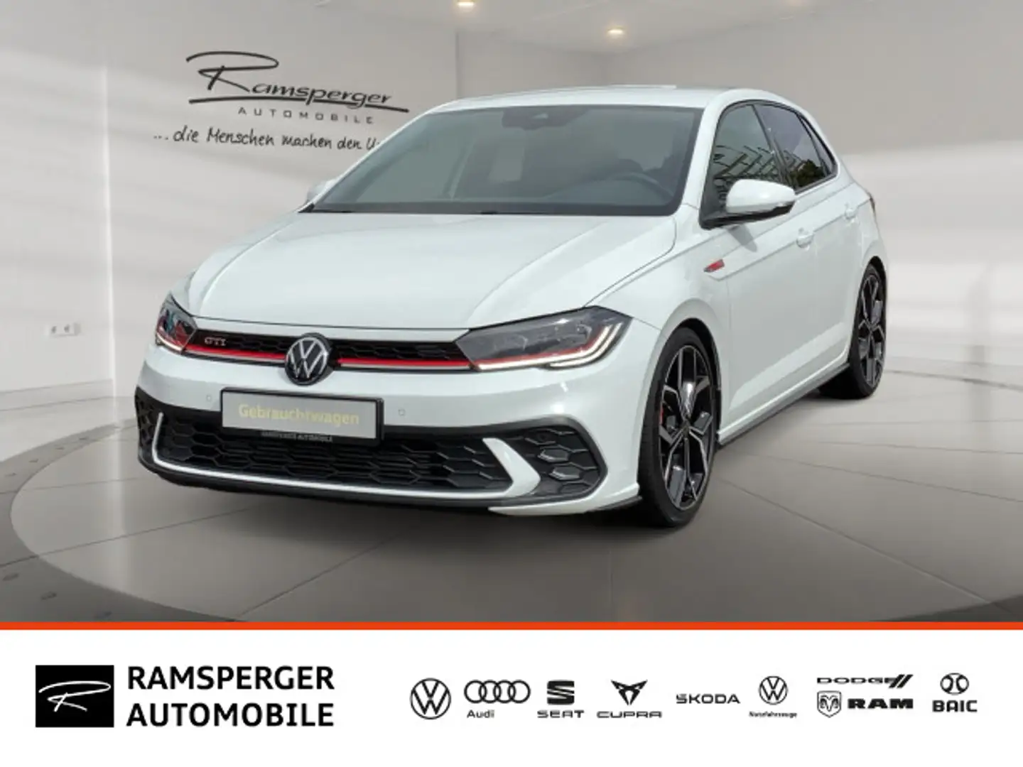 Volkswagen Polo 2.0 TSI DSG GTI ACC Matrix Navi Kamera PDC Weiß - 1