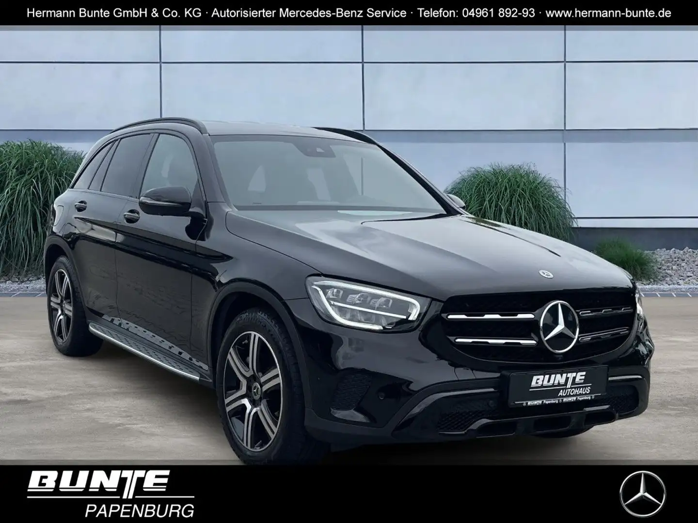 Mercedes-Benz GLC 300 d 4M EXCLUSIVE/AIRMATIC/AHK/NIGHT/360° Schwarz - 1