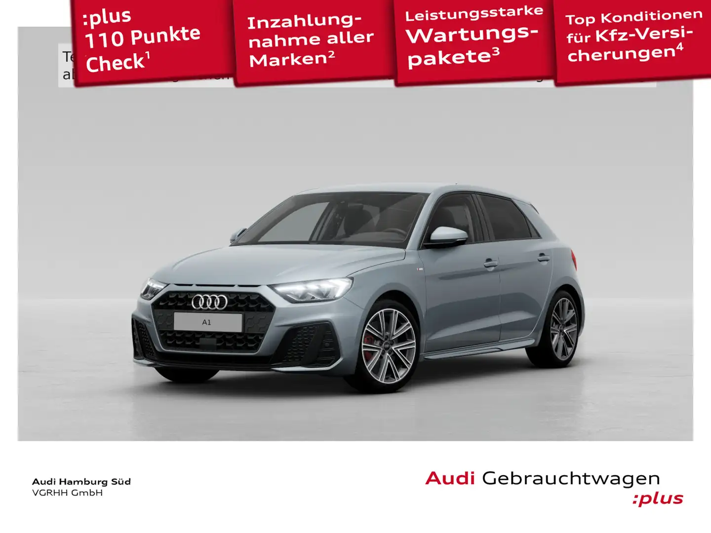 Audi A1 30 TFSI S line S tronic NAVI/LED Grau - 1