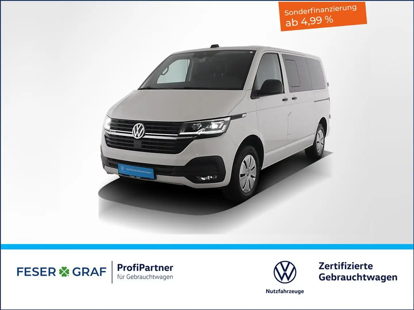 Volkswagen T6.1 Kombi 6.1 2.0TDI 4x4 DSG 5Sitze AHK Diff.Sperre Blanc - 1