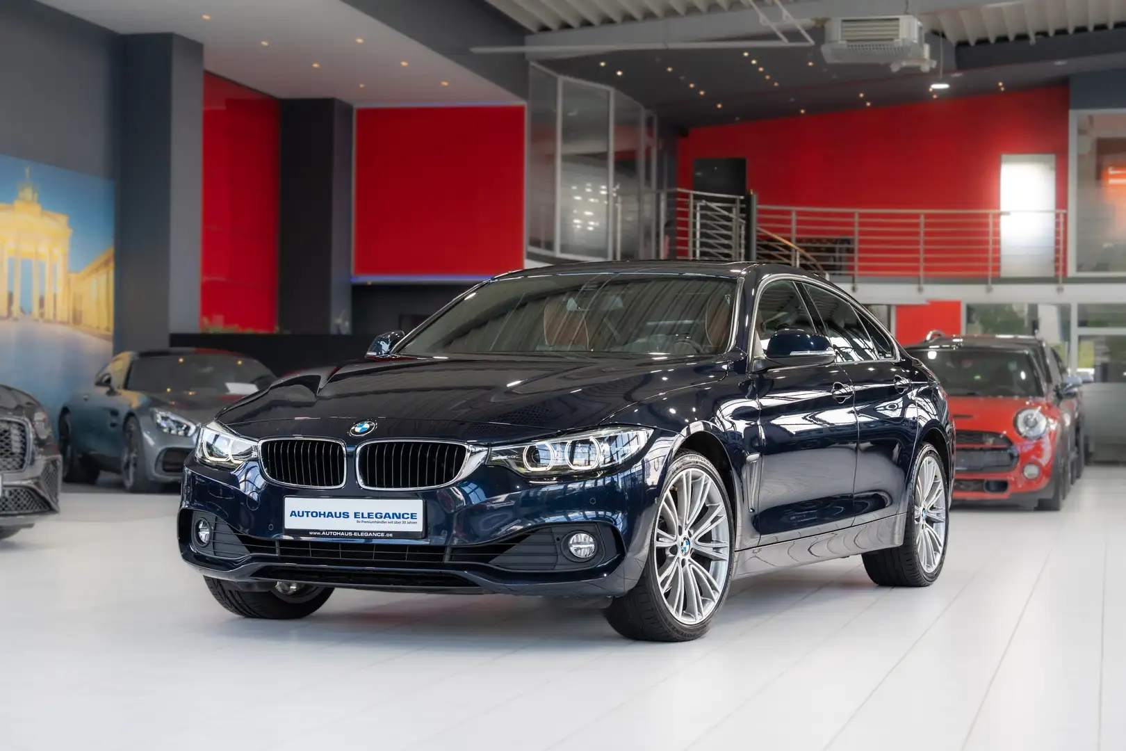 BMW 430 i xDrive Advantage*HEAD-UP*KAMERA*PANO*MERINO Bleu - 1