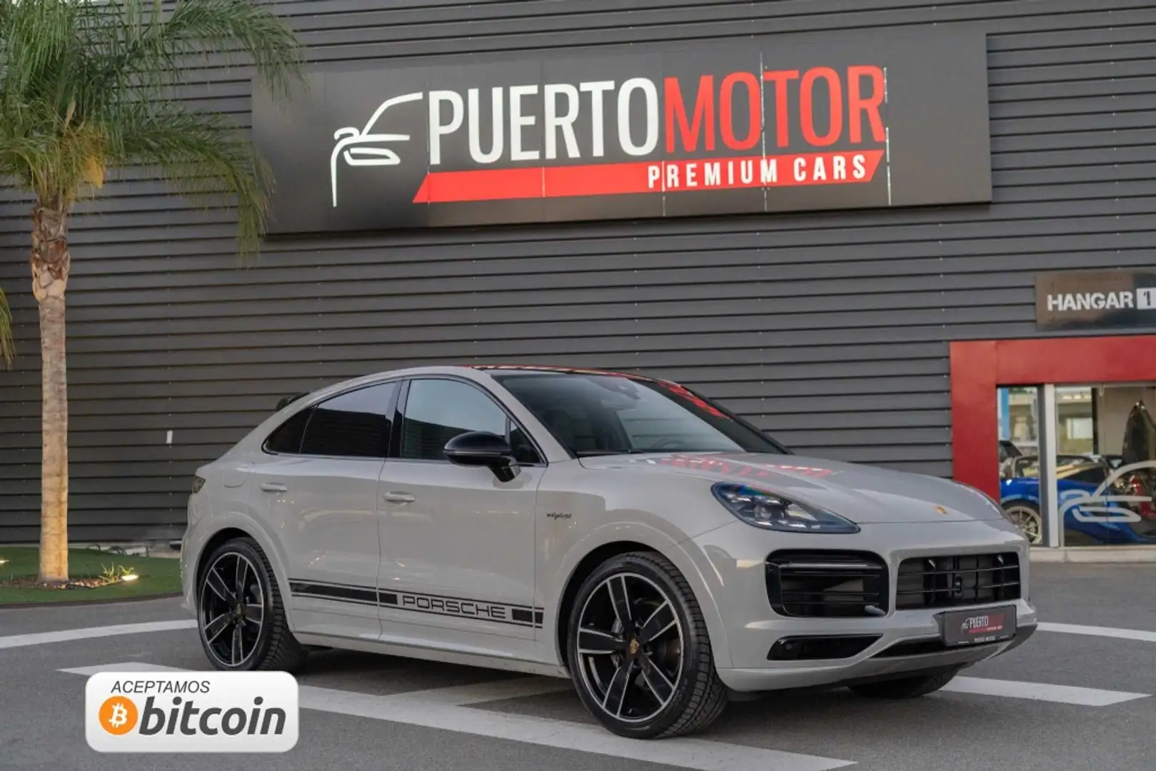 Porsche Cayenne E-Hybrid Coupé Aut. Gris - 1