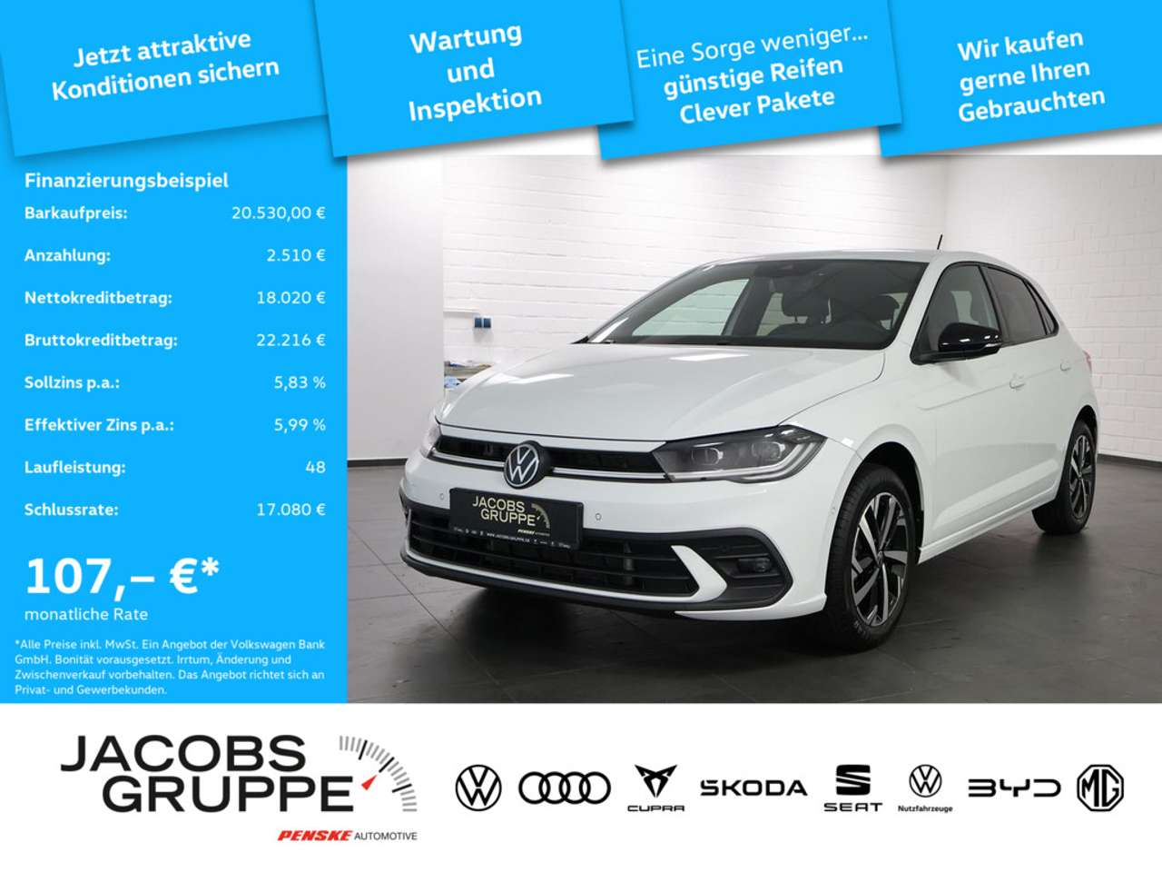 Volkswagen Polo 2025 — VI 1.0 TSI Goal DSG,Navi,Matrix,RFK