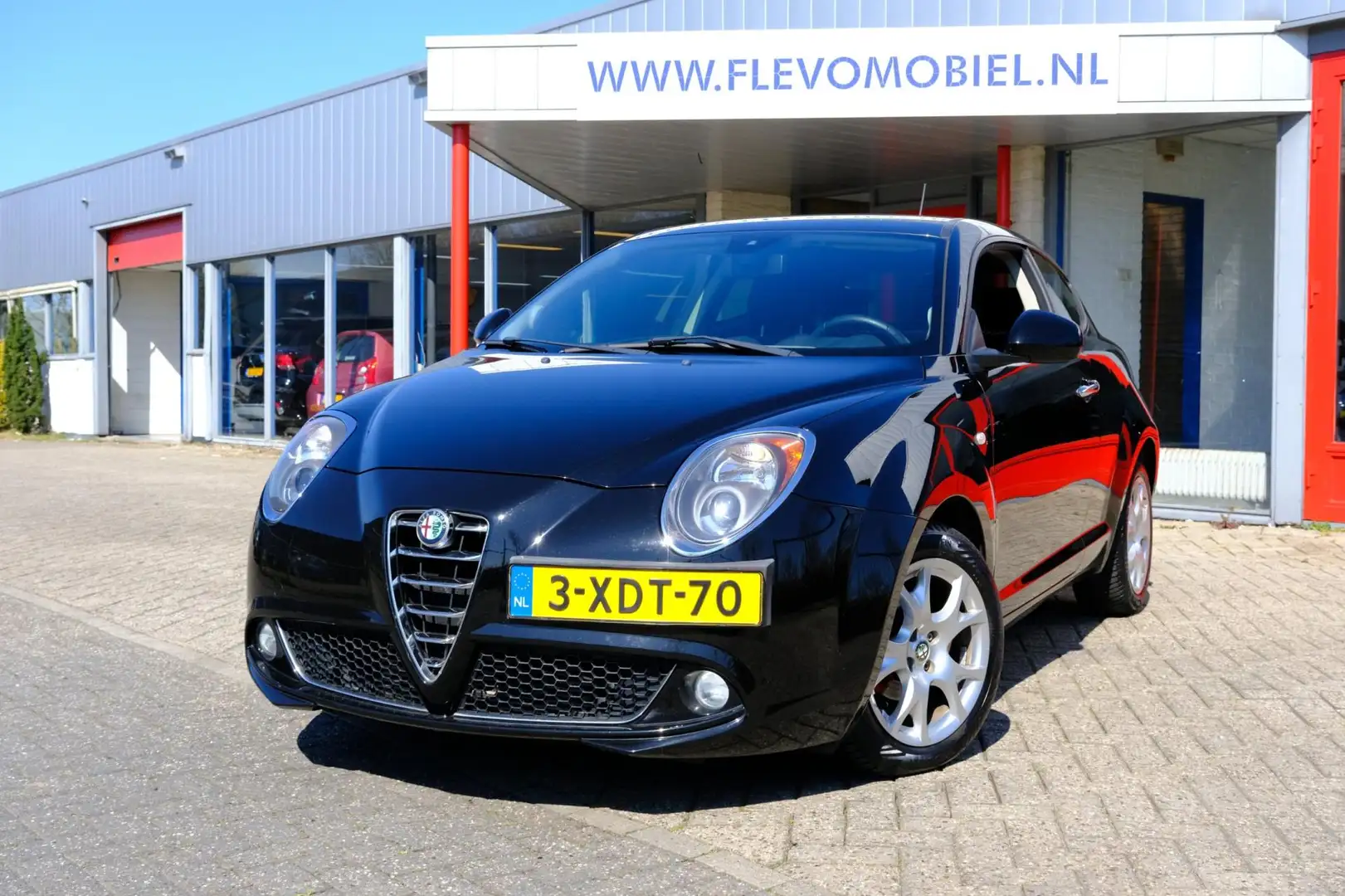 Alfa Romeo MiTo 0.9 TwinAir Esclusivo Leder|Navi|LMV|Clima Zwart - 1