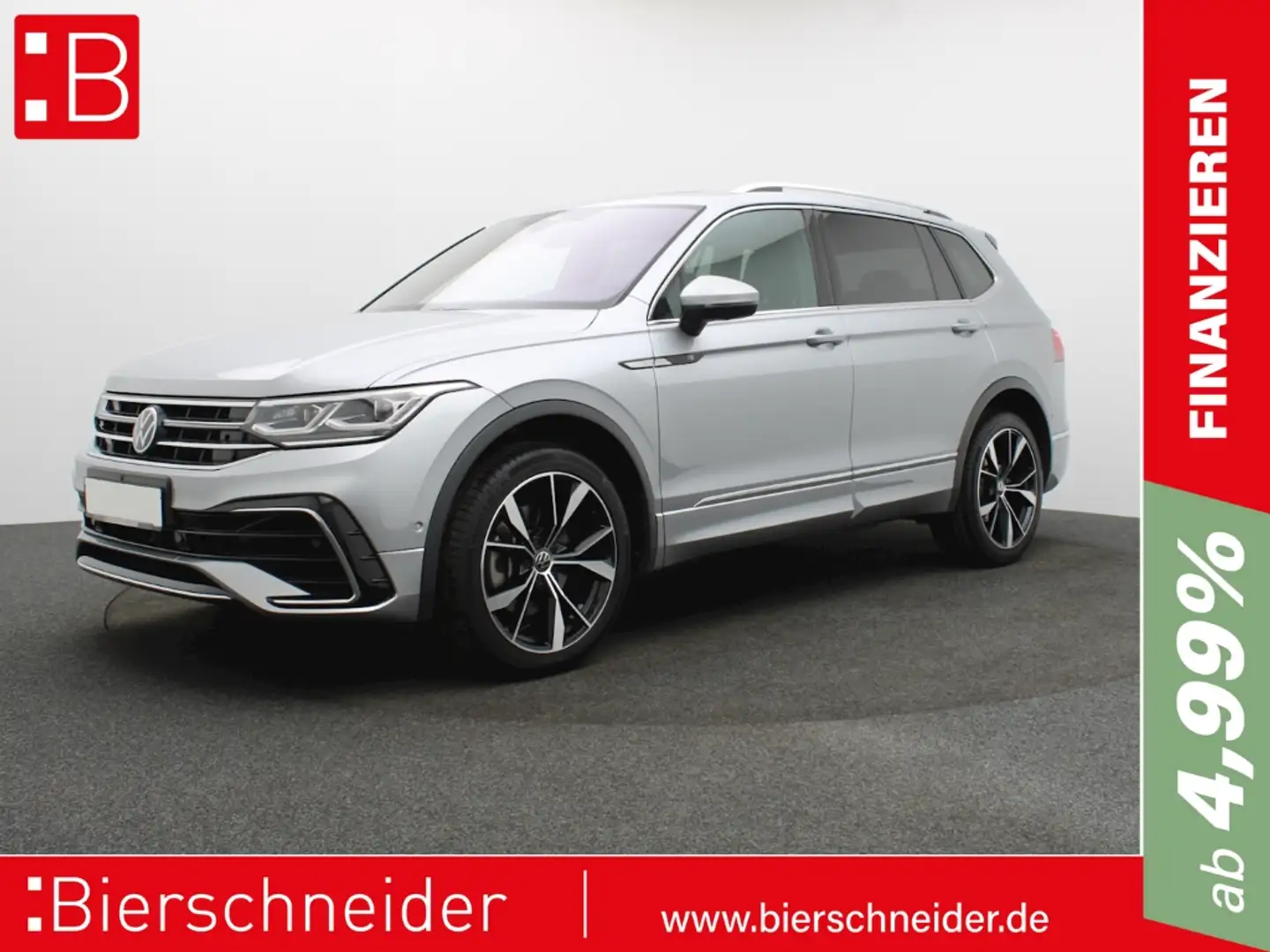Volkswagen Tiguan Allspace 2.0 TSI DSG 4Mo. R-Line AHK 7-S. VIENNA PANO KAMER Silber - 1