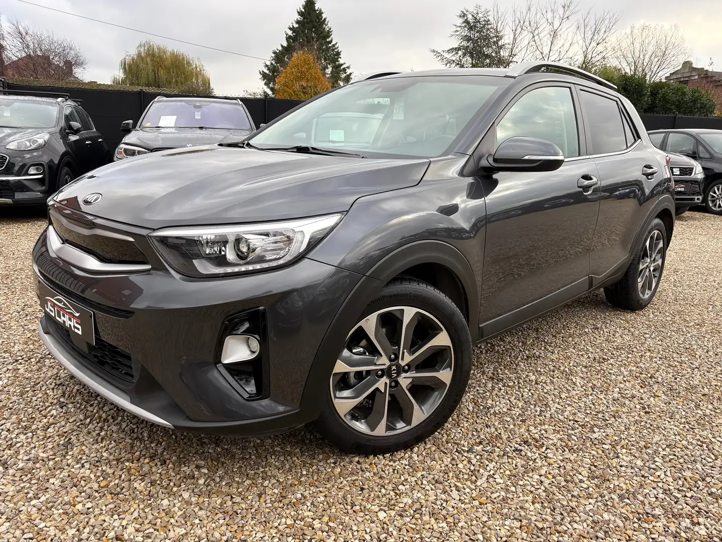 Kia Stonic 1.0 T*1er PROP*CAMERA*GPS*CUIR*CUIR*AIRCO*LED* Gris - 2
