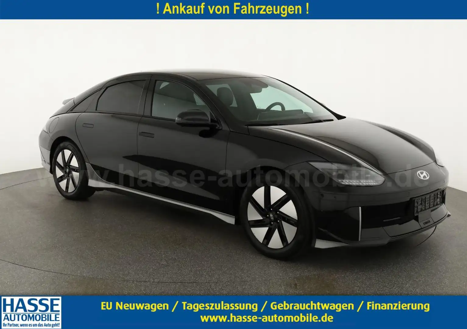 Hyundai IONIQ 6 Uniq Elektro 77,4 kWh, Matrix, HuD, Side, AreaV... Noir - 1