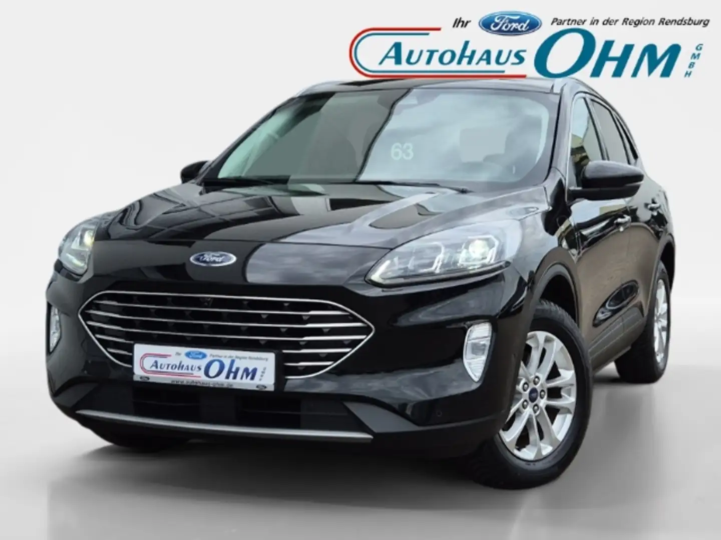 Ford Kuga Titanium X 2.5 PHEV - HUD - LED - ACC - GJR - Schwarz - 1