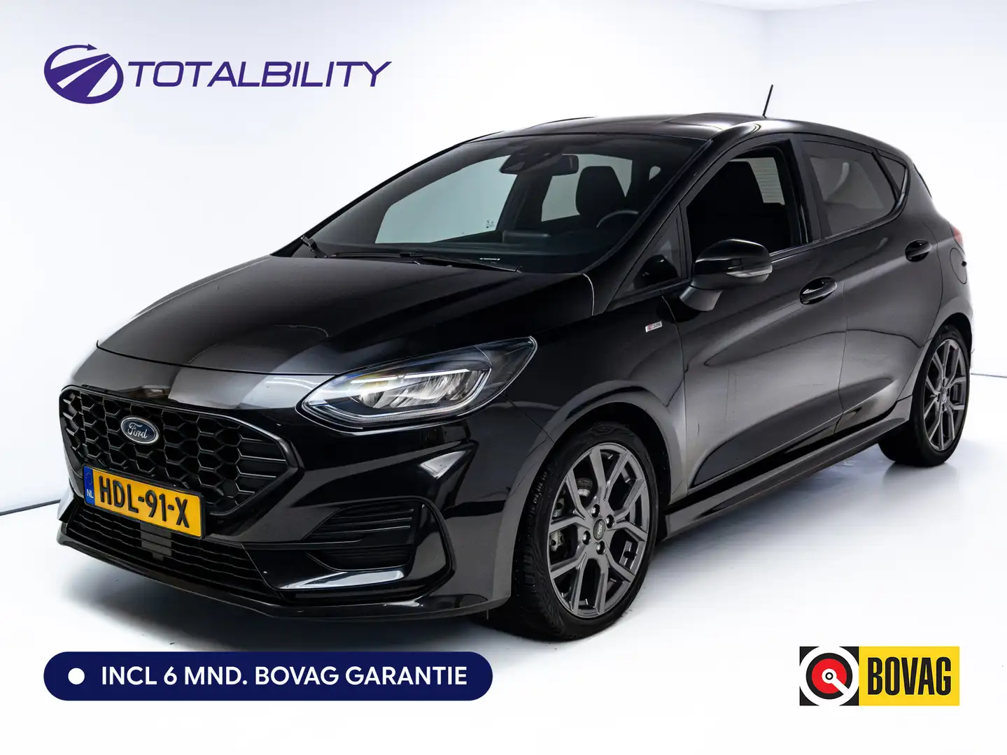 Ford Fiesta 1.0 EcoBoost Hybrid ST-Line Automaat 126 PK | Stoe Schwarz - 1