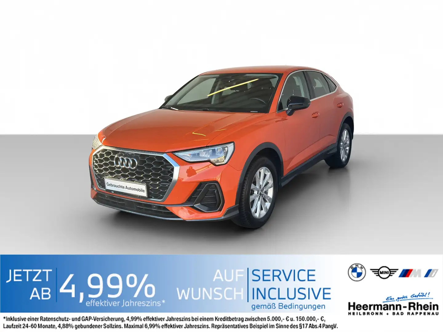 Audi Q3 35 TDI Sportback S-Tronic Navi.ParkAss.DAB Arancione - 2