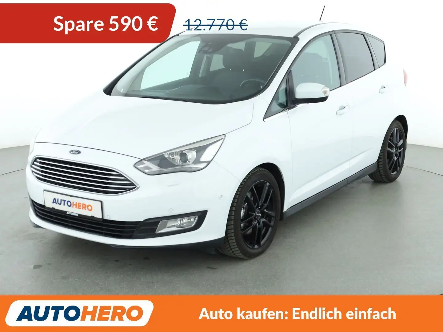 Ford C-Max 1.5 EcoBoost Titanium *NAVI*BiXENON*CAM*SHZ*LHZ* Weiß - 1