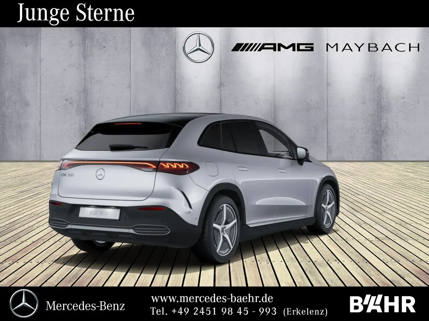 Mercedes-Benz EQE SUV EQE 300 SUV AMG+Night/"Flex-Bonus" - 3.850 Euro! Silber - 2
