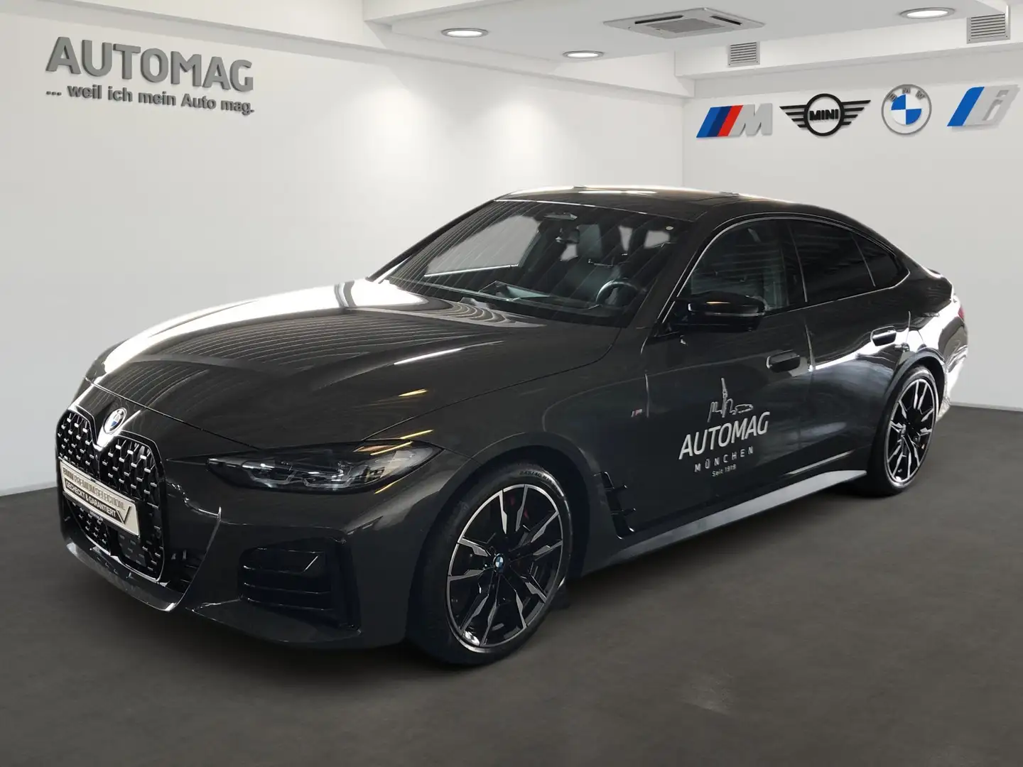 BMW M4 40i M-Sport-Pro*Glasdach*19"*M-Technik-Paket*Drive Grau - 1