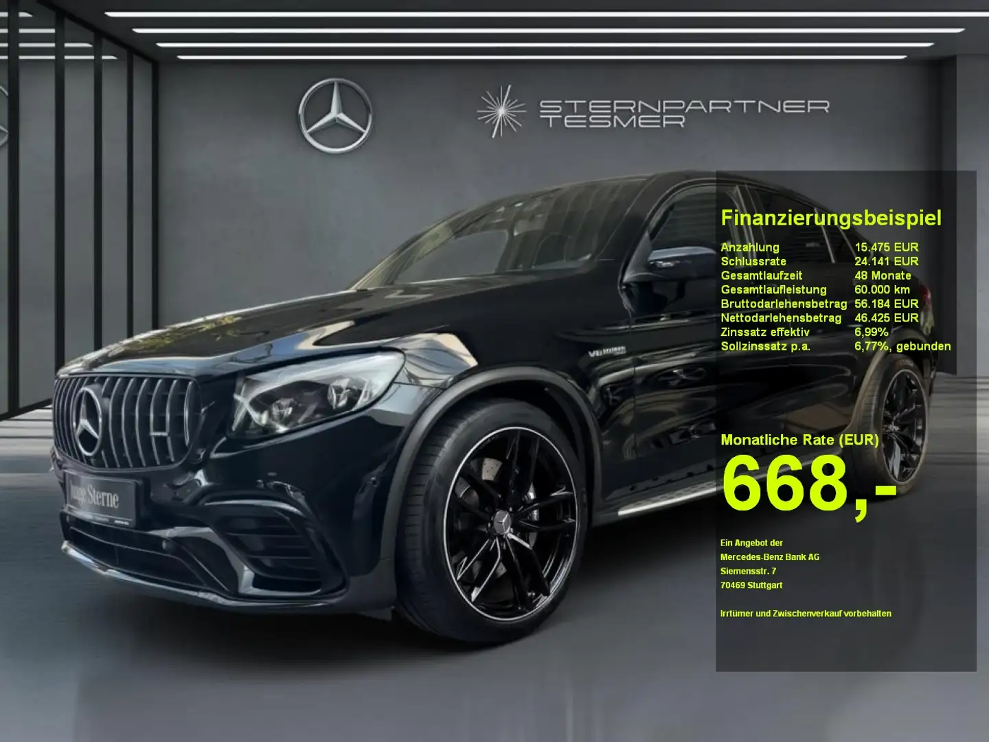 Mercedes-Benz GLC 63 AMG AMG GLC 63 4M+ Memory - Schiebedach - 360 Kamera Negro - 1