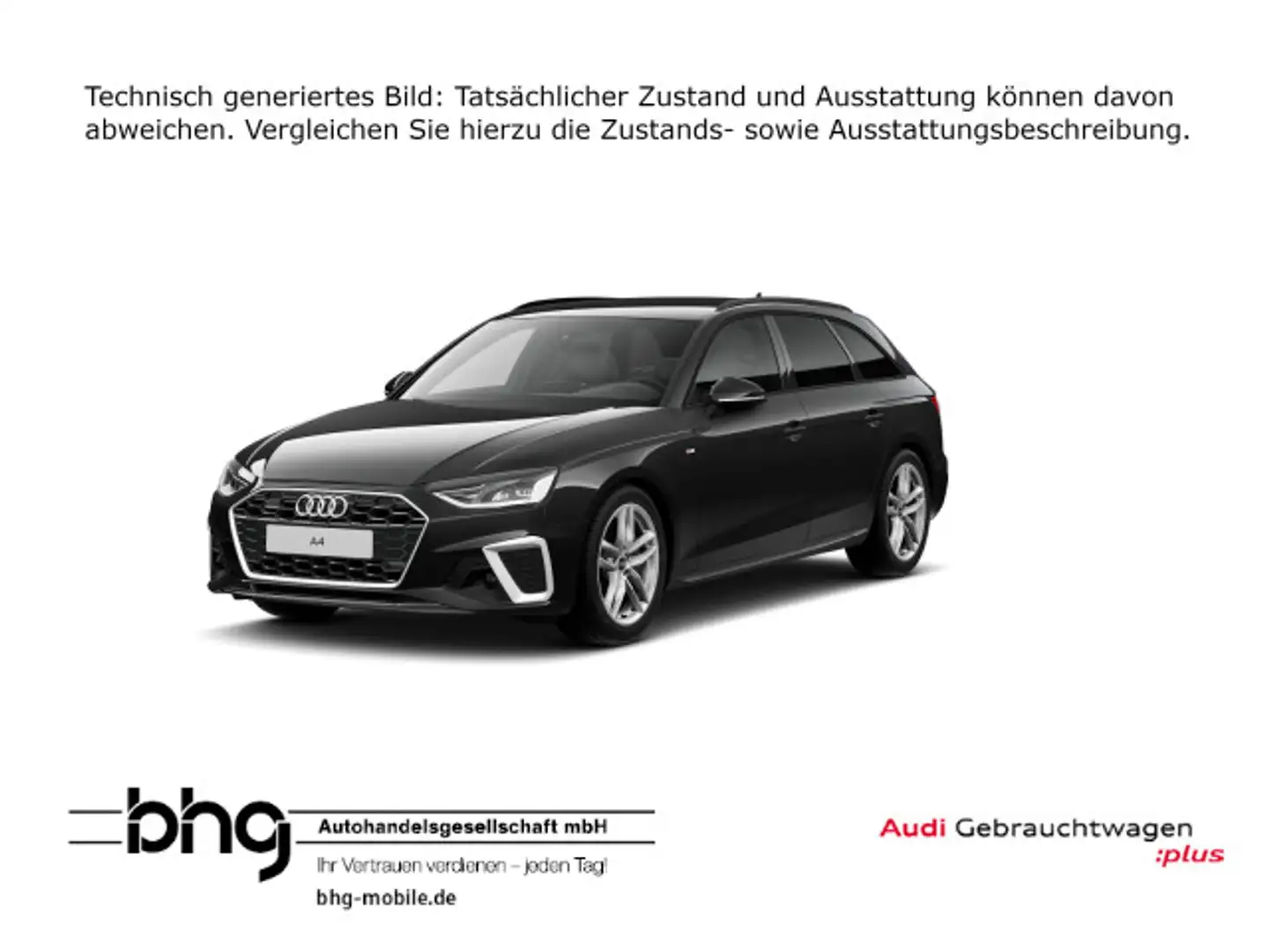Audi A4 40 TFSI S line quattro S tronic *3-Zone Schwarz - 1