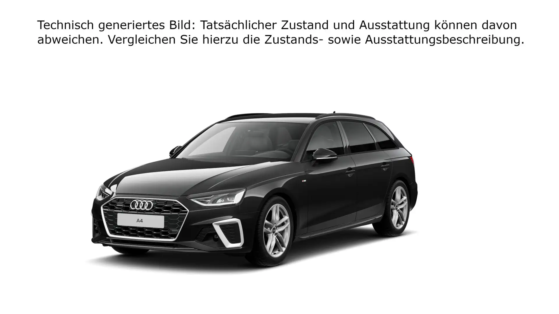 Audi A4 S line 40 TFSI quattro 150 Schwarz - 2
