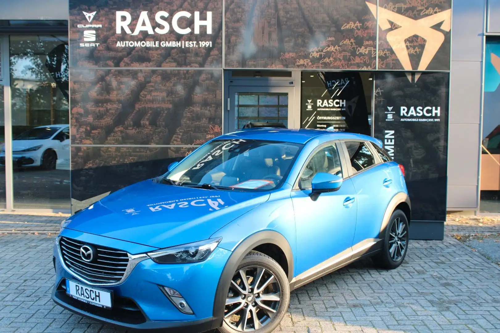 Mazda CX-3 2.0 Benzin +SHZ+LED+NAVI+KLIMA+HEAD UP+GRA+ Bleu - 1