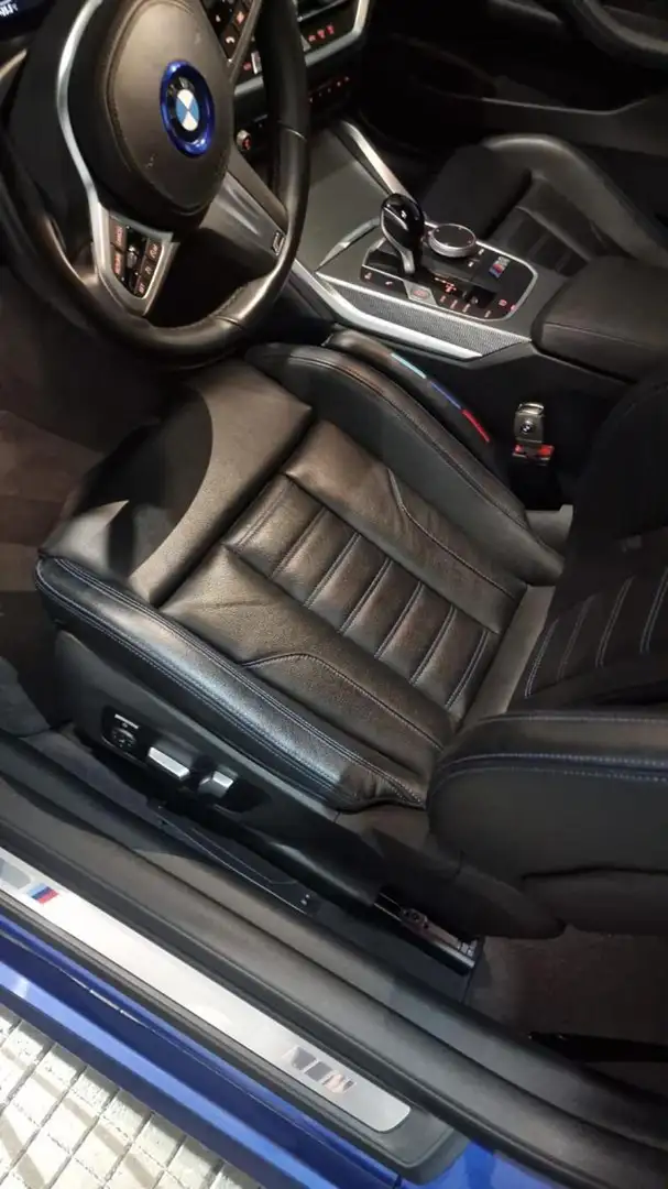 BMW 420 d 48V Coupé Msport PELLE / NAVI Blau - 2