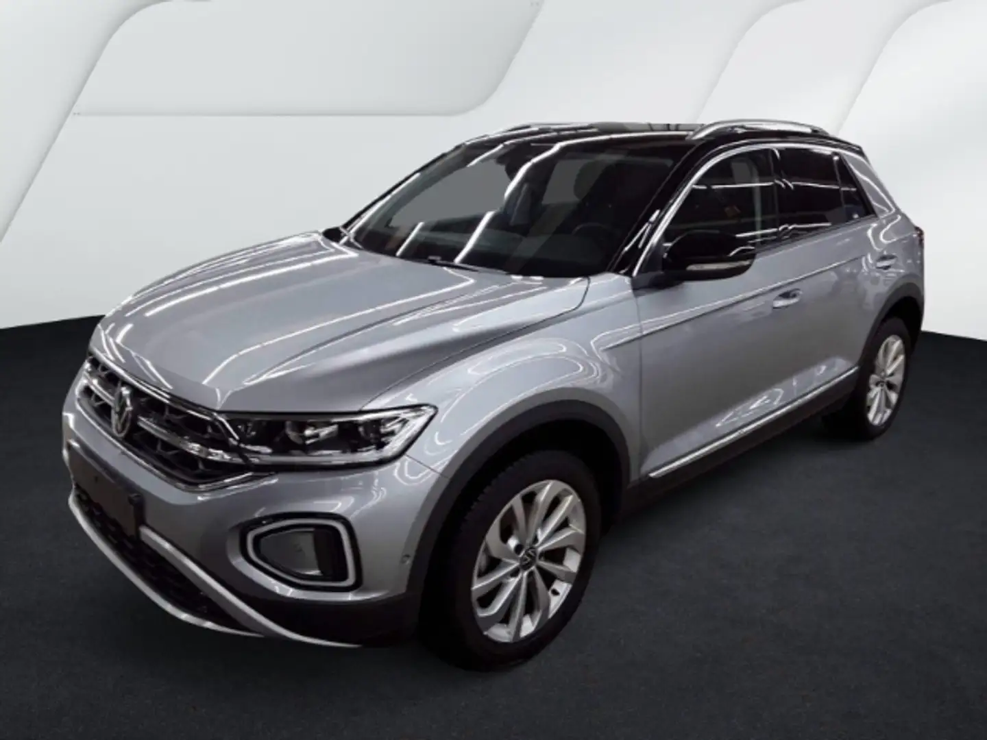 Volkswagen T-Roc 1.5 TSI DSG Style AHK Massage ACC Navi AppConnect Silber - 1