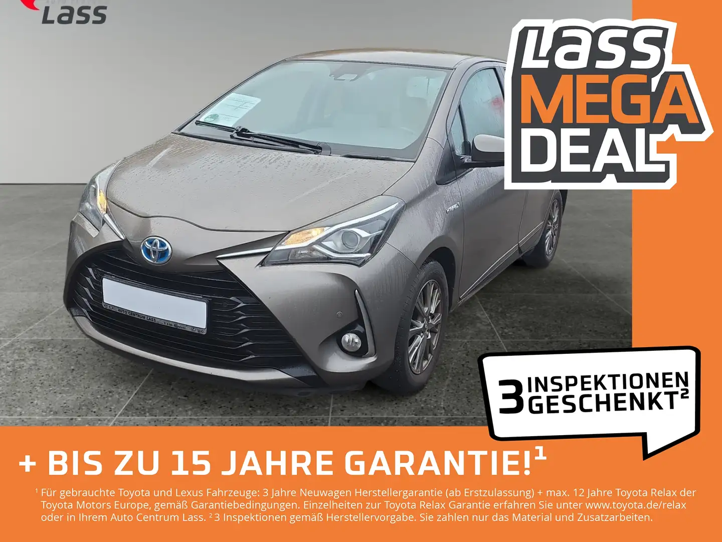 Toyota Yaris 1.5 Comfort AUT Facelift Fernlichtass. Grigio - 1