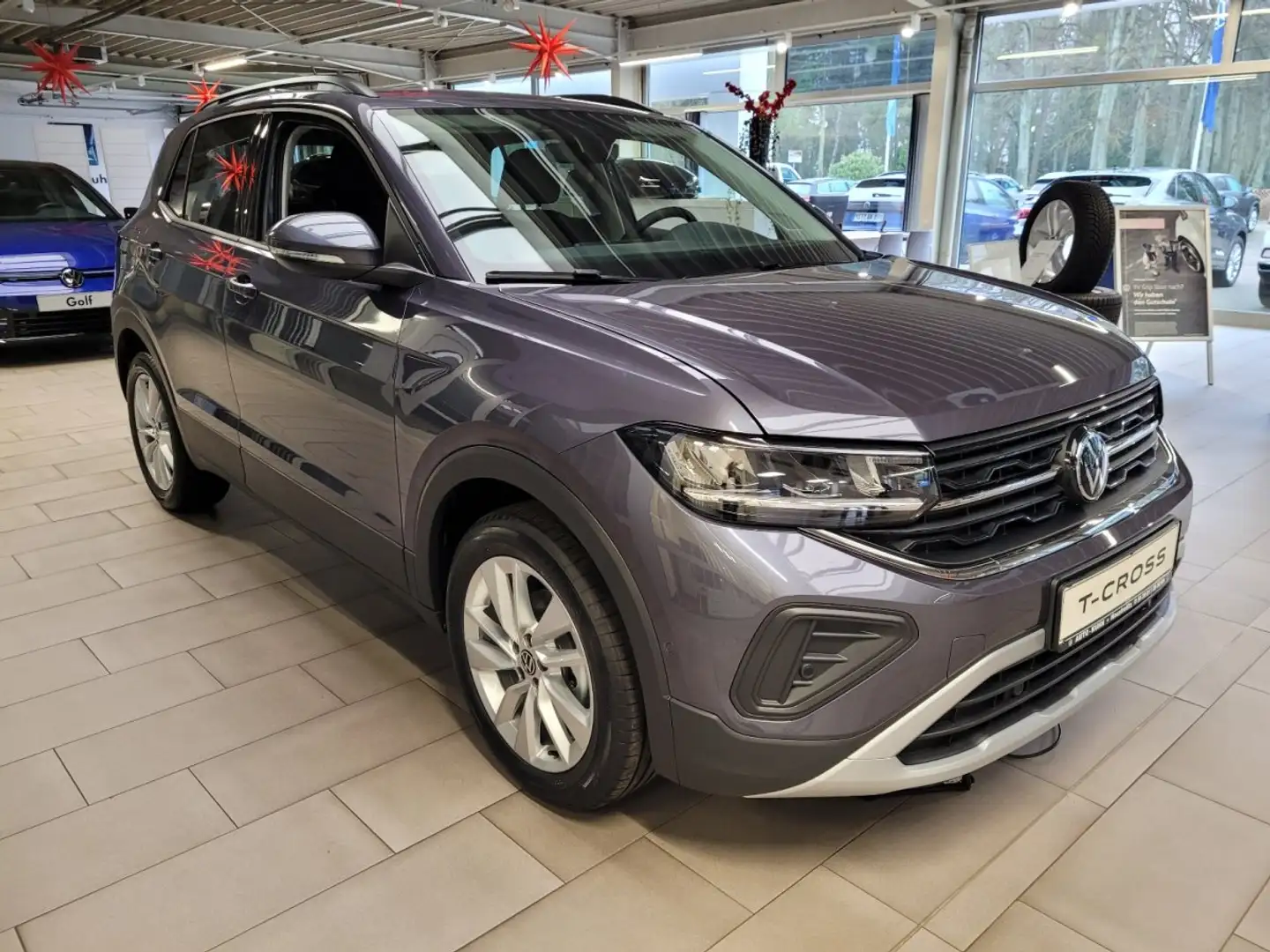 Volkswagen T-Cross Life 1,0 TSI 85KW DSG ACC,Temp,Rückfk Grau - 1