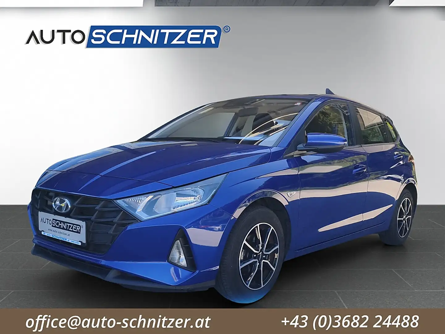 Hyundai i20 1,2 MPI i-Line Blau - 1