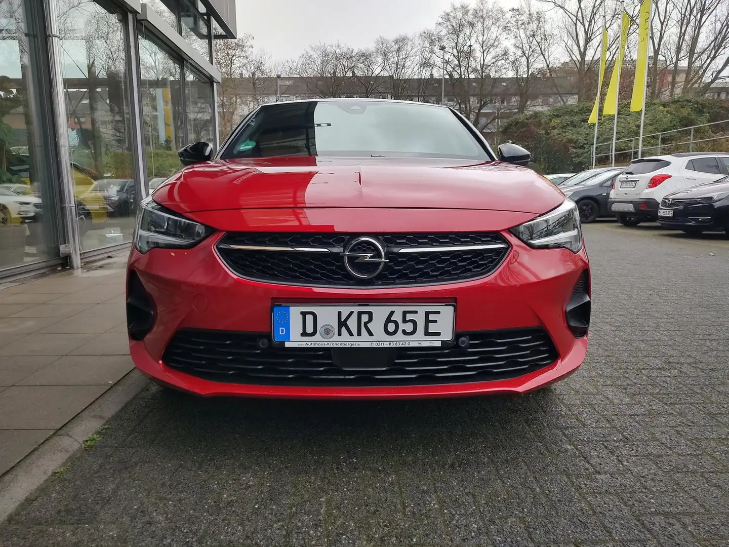 Opel Corsa-e F GS Line Allwetter AndroidAuto Rouge - 2