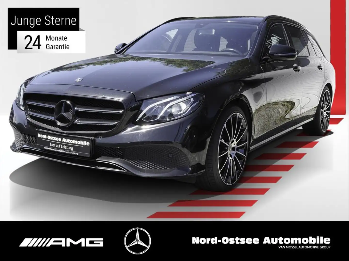 Mercedes-Benz E 200 T AVANTGARDE SHD WIDE NIGHT KAMERA SHZ PDC Noir - 1
