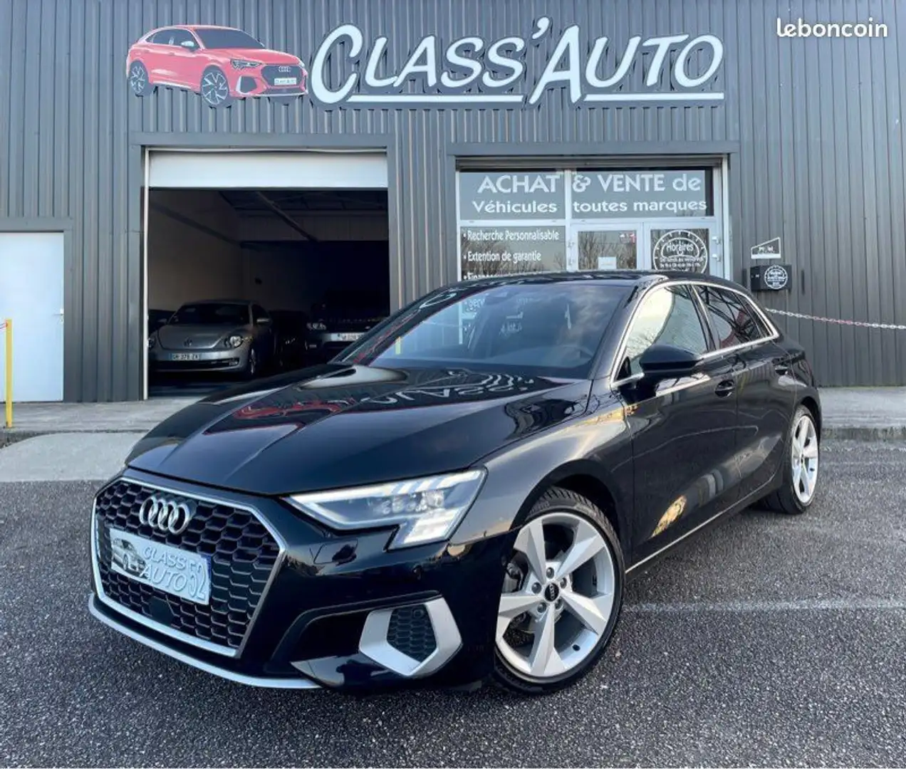 Audi A3 MILD-HYBRIDE 35 TFSI 150 cv BVA-7 TBE Noir - 2