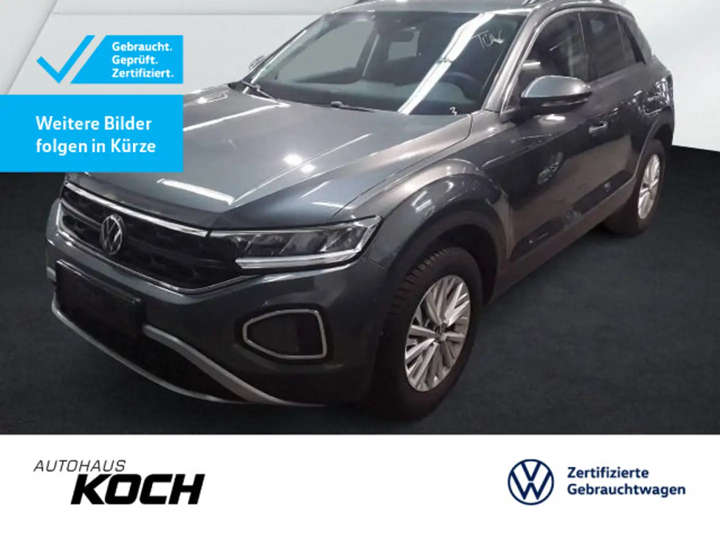 Volkswagen T-Roc 1.0TSI Life Navi LED Grau - 1