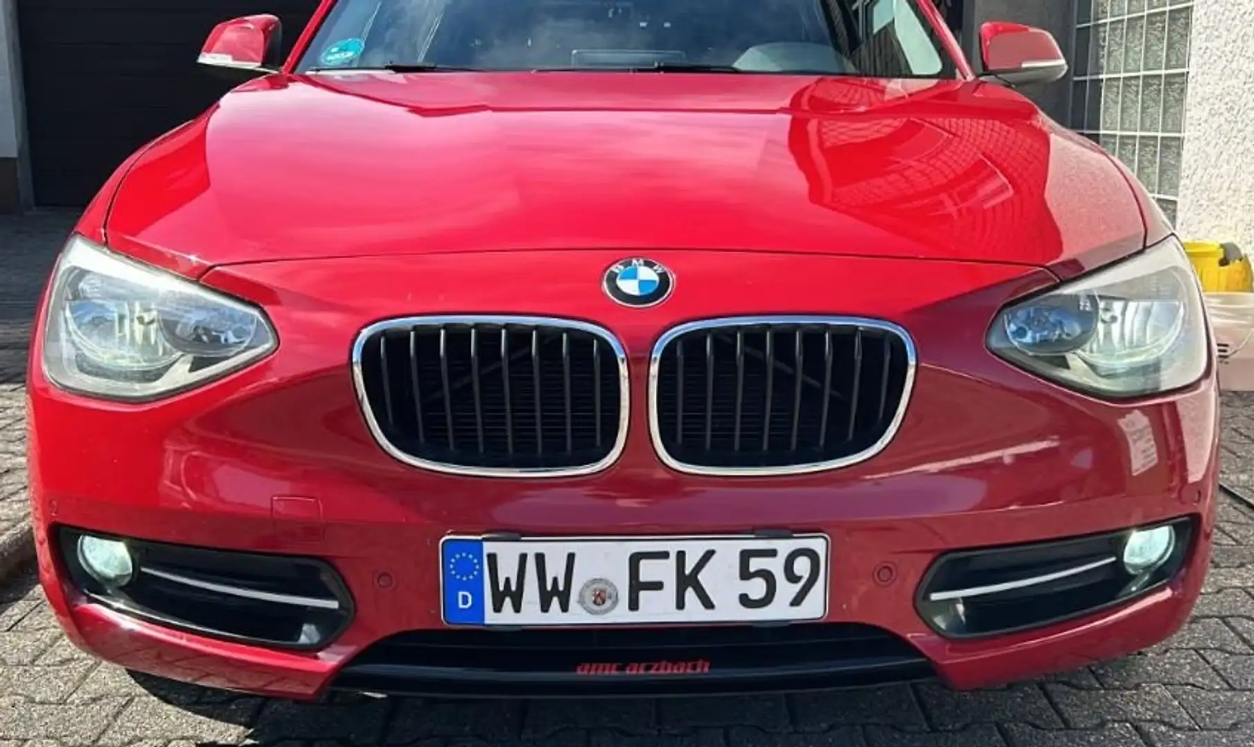 BMW 118 118d Sport Line Rot - 2