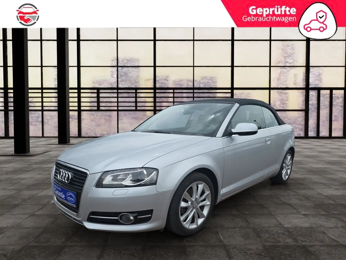 Audi A3 Cabriolet Ambition Xenon,Navi,Alcantara,PDC Silber - 2