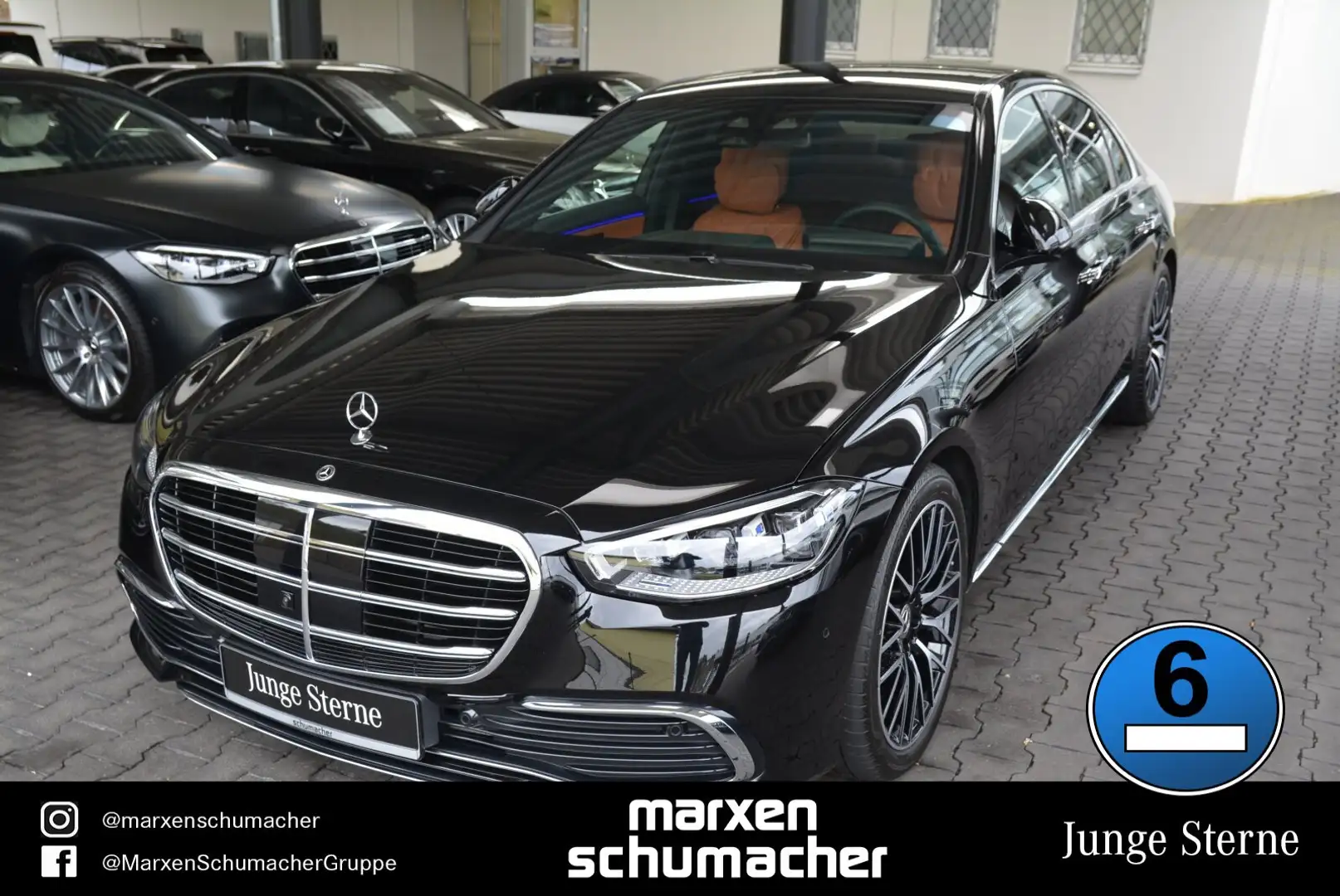 Mercedes-Benz S 450 S 450 d 4M Distronic+Burm3D+Stand+360°+DigiLight Czarny - 1