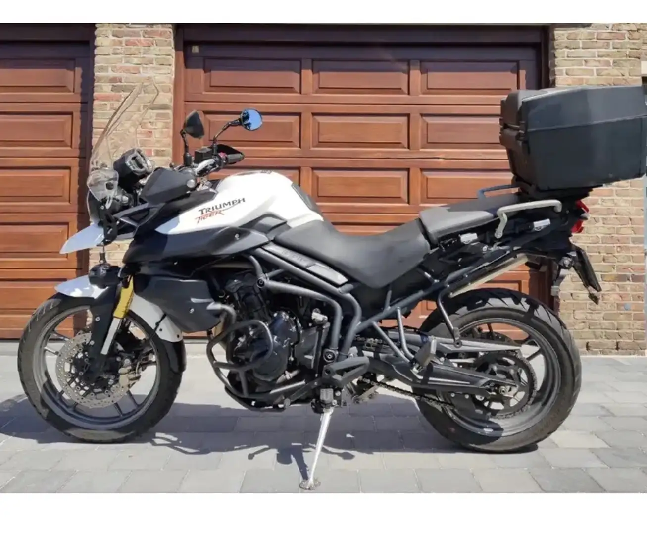 Triumph Tiger 800 Blanc - 1