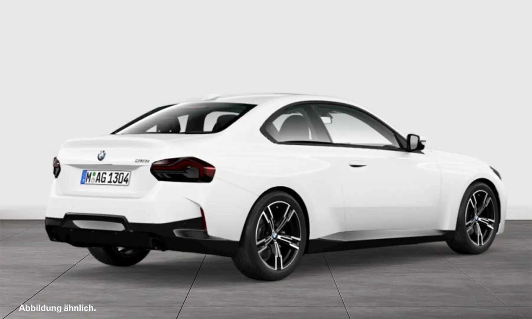 BMW 218 i Coupé M Sport Glasd. Widescreen HiFi DAB PDC v+h Weiß - 2