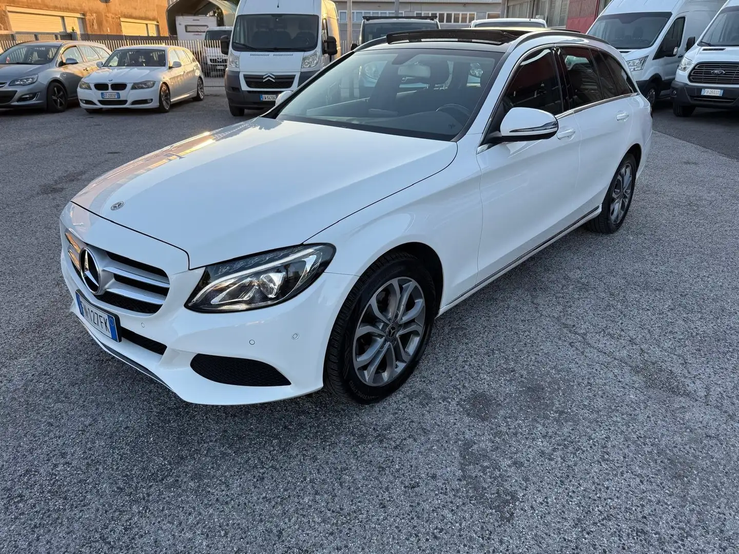 Mercedes-Benz C 180 C SW 180 d Sport Plus auto Bianco - 1