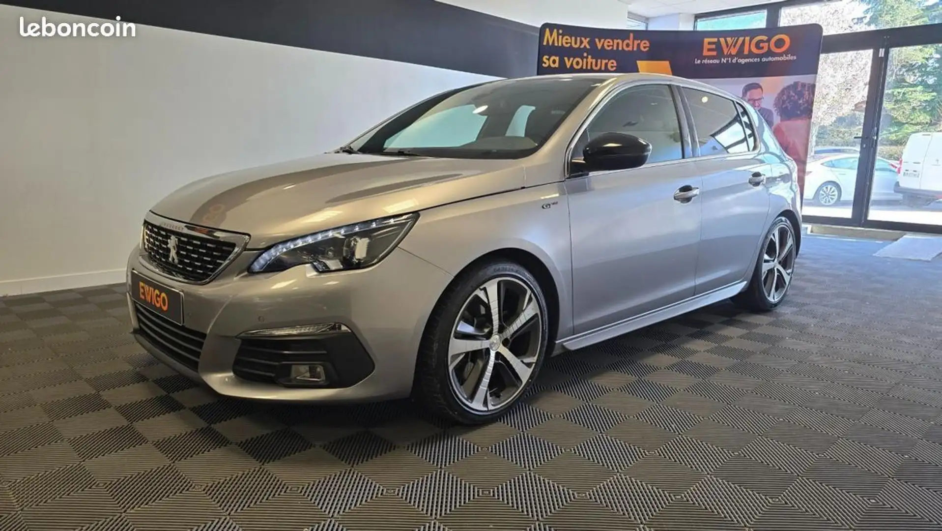 Peugeot 308 GENERATION-II 2.0 BLUEHDI 180 GT BVA START-STOP Gris - 2