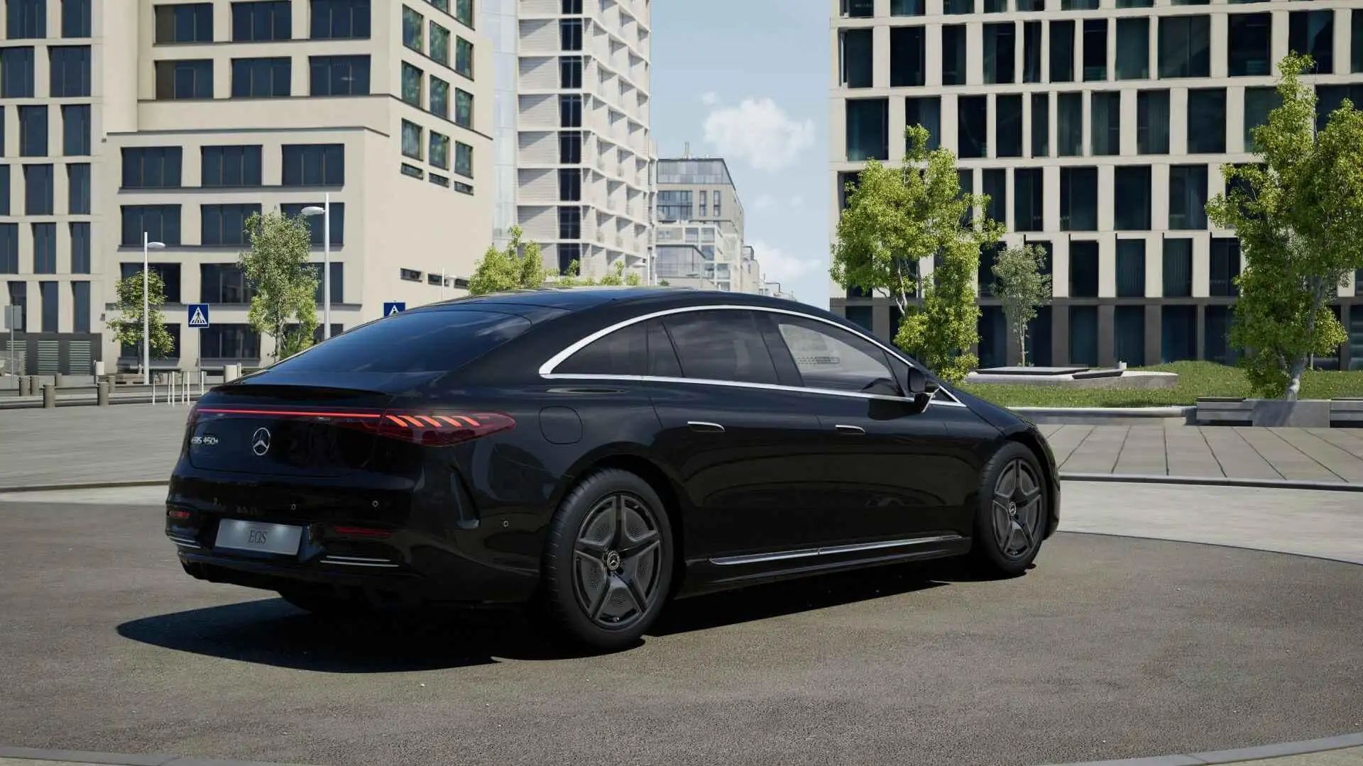 Mercedes-Benz EQS 450+ AMG Line 108 kWh | Panoramadak | Luchtvering Zwart - 2