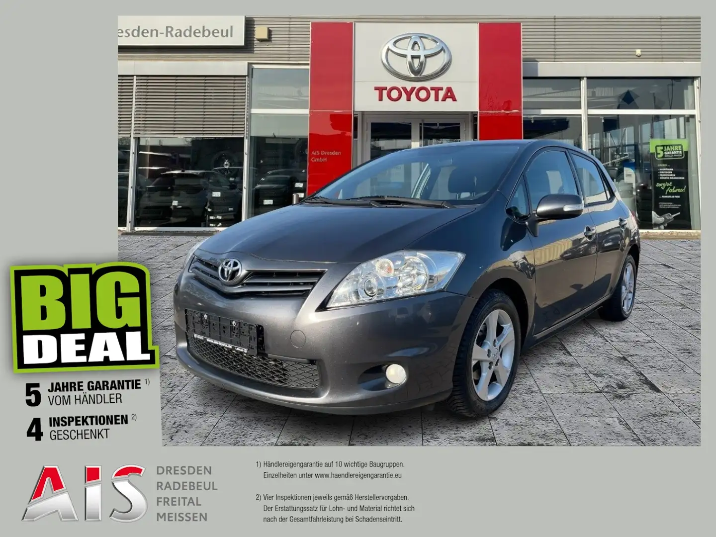 Toyota Auris 1.6 Edition PDC*Tempomat*KlimaA Gris - 1